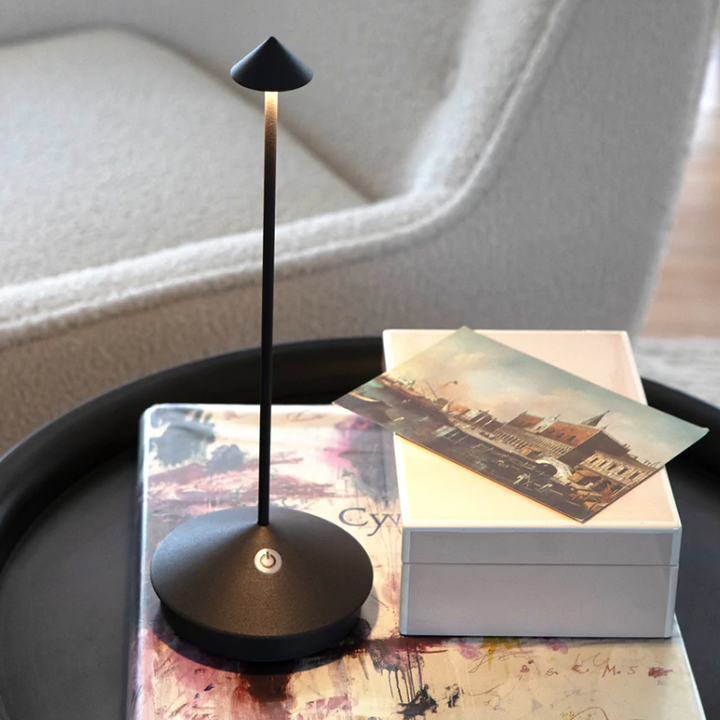 Minimalistische LED-tafellamp | Waterdichte en dimbare draadloze verlichting