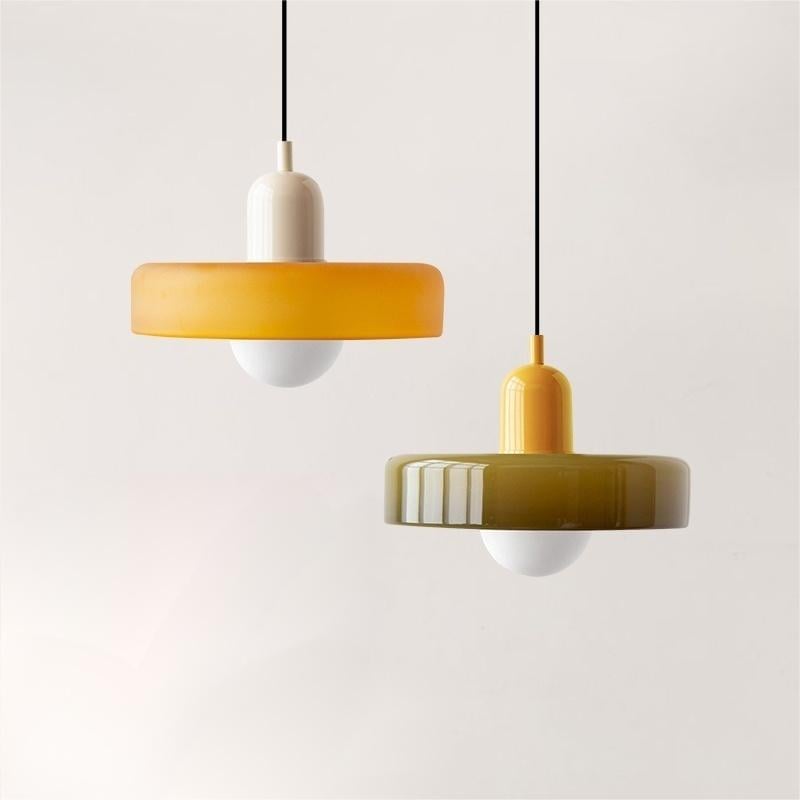 Modern kunst decor Bauhaus glazen hanglamp