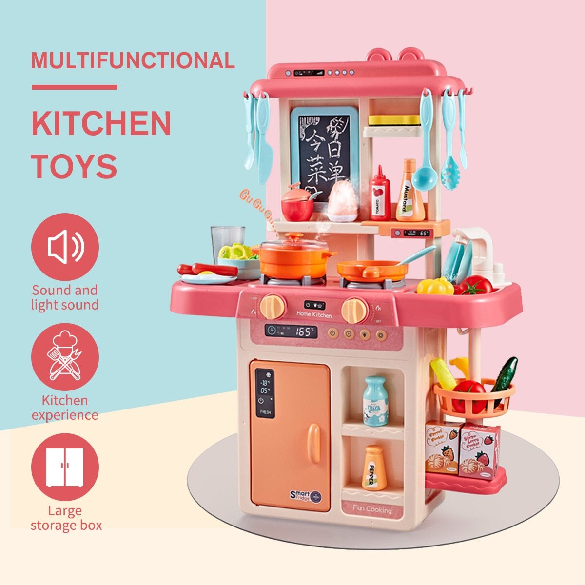 Keukenspeelgoed Set - Kinderkeuken 23 Stuks