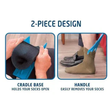 Gemakkelijk aan- en uit te trekken compressiekoushulpmiddel kit