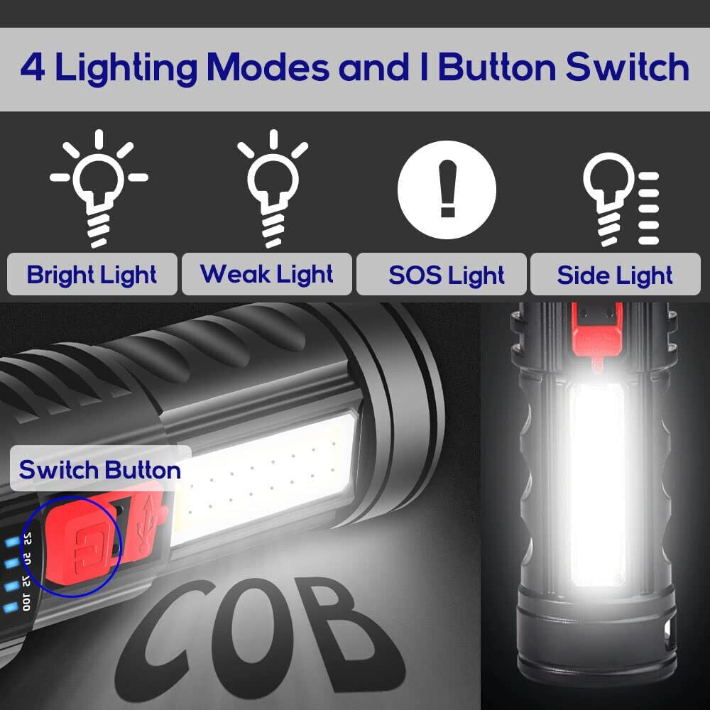Helderste Zaklamp 990000000 Lumen
