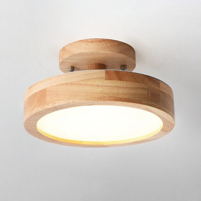 Nordic Circulaire LED Semi-Opbouw Plafondlamp