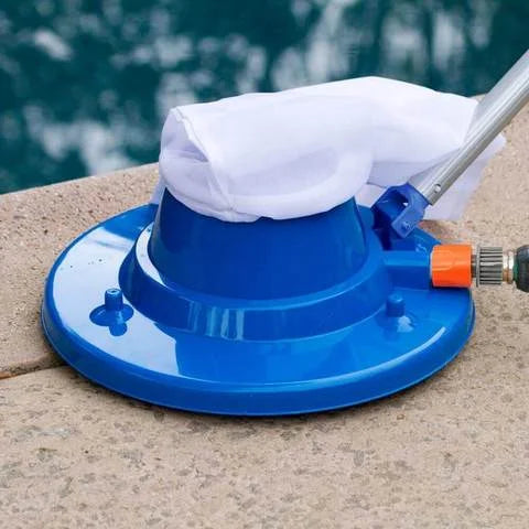 Zwembad Bladzuiger, Grote Zwembad Bladsnijder voor Inbouw- en Bovengrondse Zwembaden (Blauw)