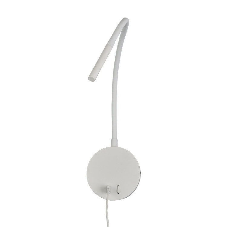 Minimalistische USB-oplaadbare siliconen spotlight LED leeswandlamp