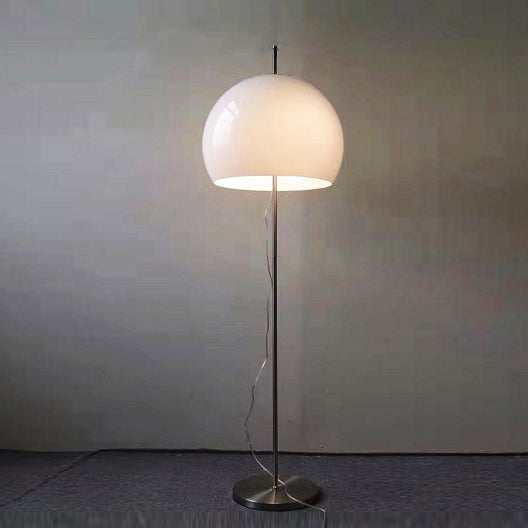 Moderne retro paddenstoel glazen staande vloerlamp voor woonkamer