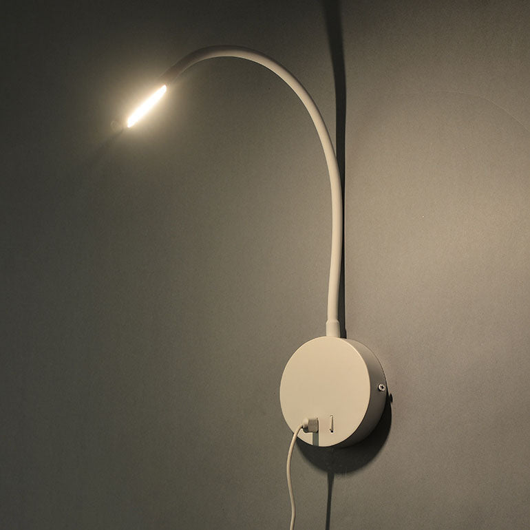 Minimalistische USB-oplaadbare siliconen spotlight LED leeswandlamp