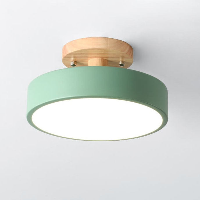 Nordic Circulaire LED Semi-Opbouw Plafondlamp
