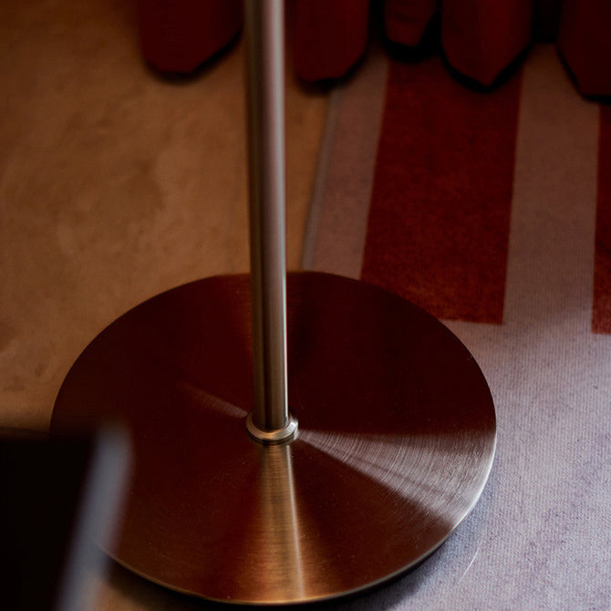 Moderne retro paddenstoel glazen staande vloerlamp voor woonkamer
