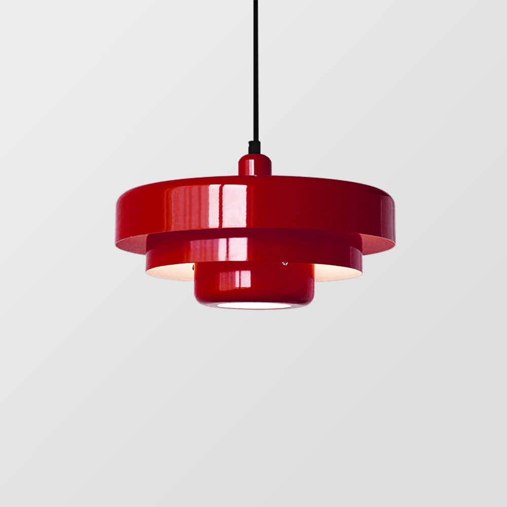 Middeleeuwse ijzeren retro enkele kop Bauhaus hanglamp