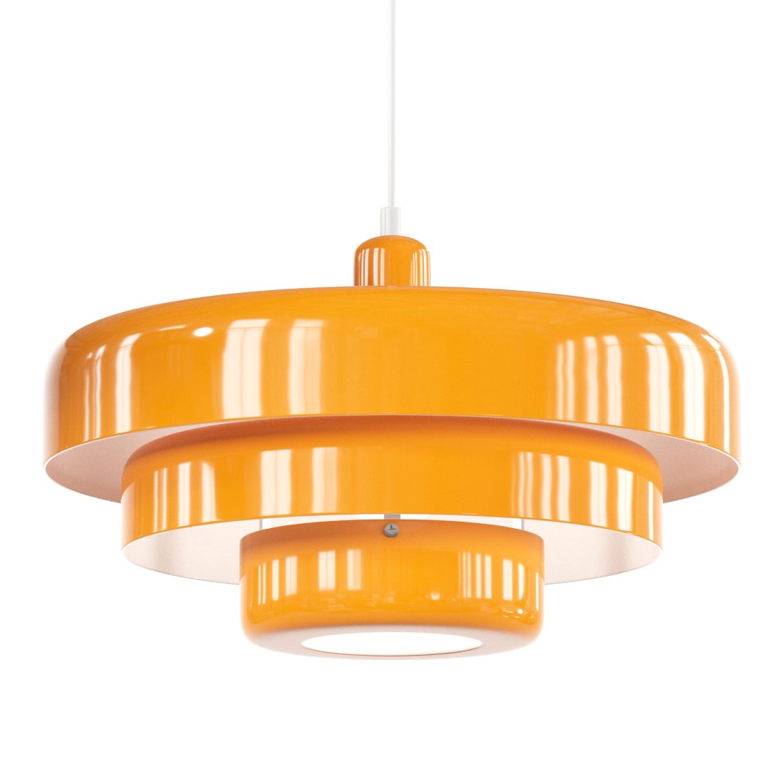 Middeleeuwse ijzeren retro enkele kop Bauhaus hanglamp
