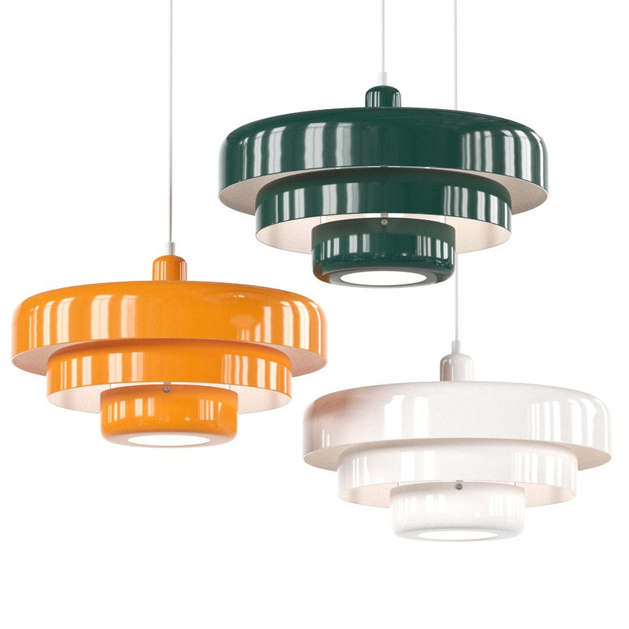 Middeleeuwse ijzeren retro enkele kop Bauhaus hanglamp
