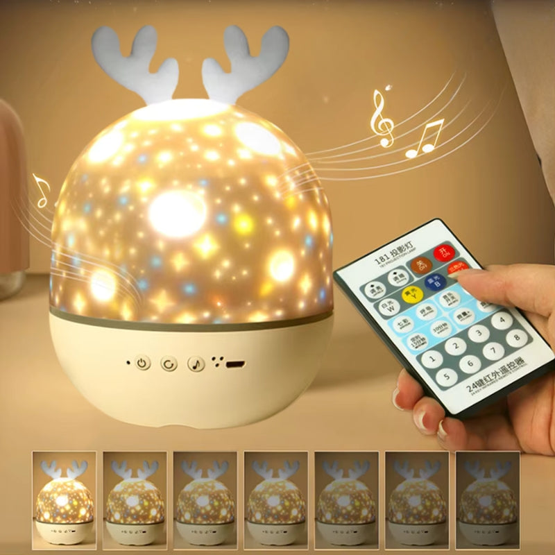 Starry Baby Nachtlamp Projector - Ontspannend Kinderprojector Cadeau