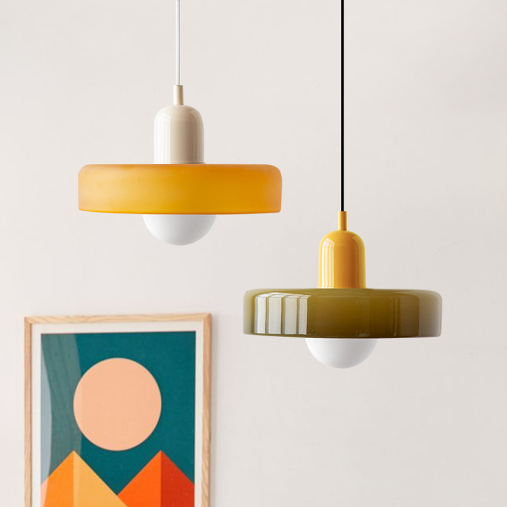Modern kunst decor Bauhaus glazen hanglamp