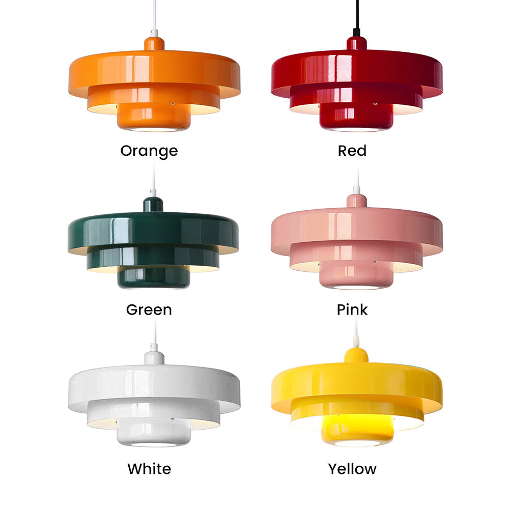 Middeleeuwse ijzeren retro enkele kop Bauhaus hanglamp