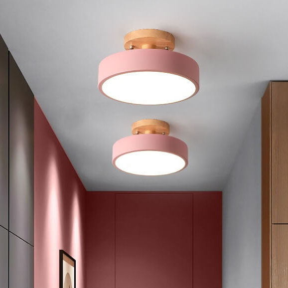 Nordic Circulaire LED Semi-Opbouw Plafondlamp