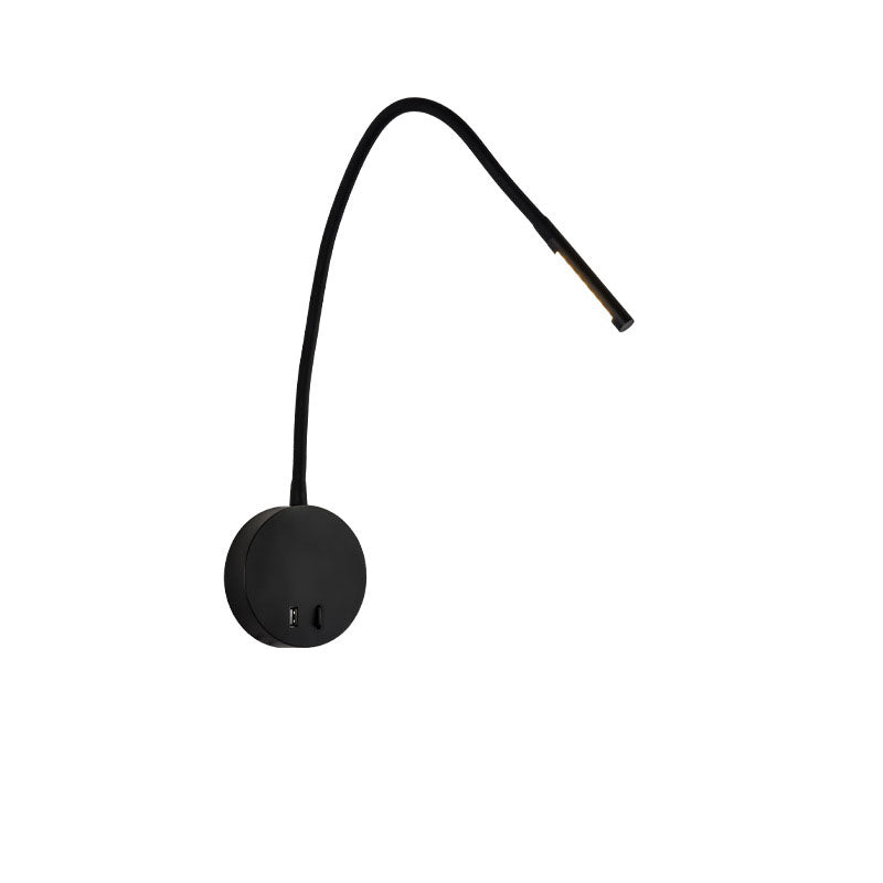 Minimalistische USB-oplaadbare siliconen spotlight LED leeswandlamp