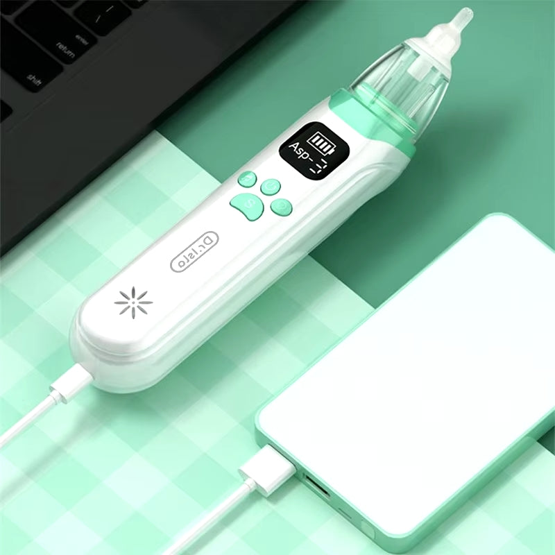 Baby Elektronische Neusaspirator - Veilig, Snel, Hygiënische Neusslijmzuiger voor Pasgeborene & Peuter
