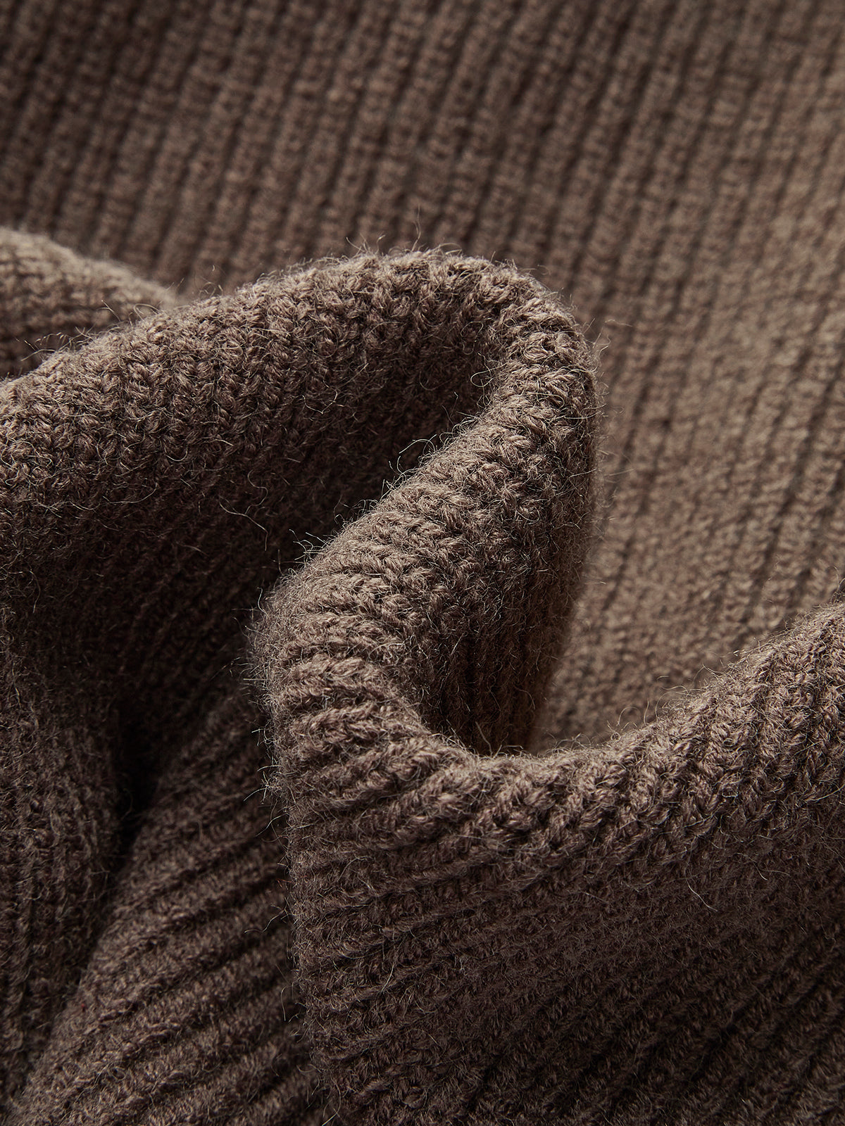 2 in 1 gerippter Pullover mit Ausschnitt