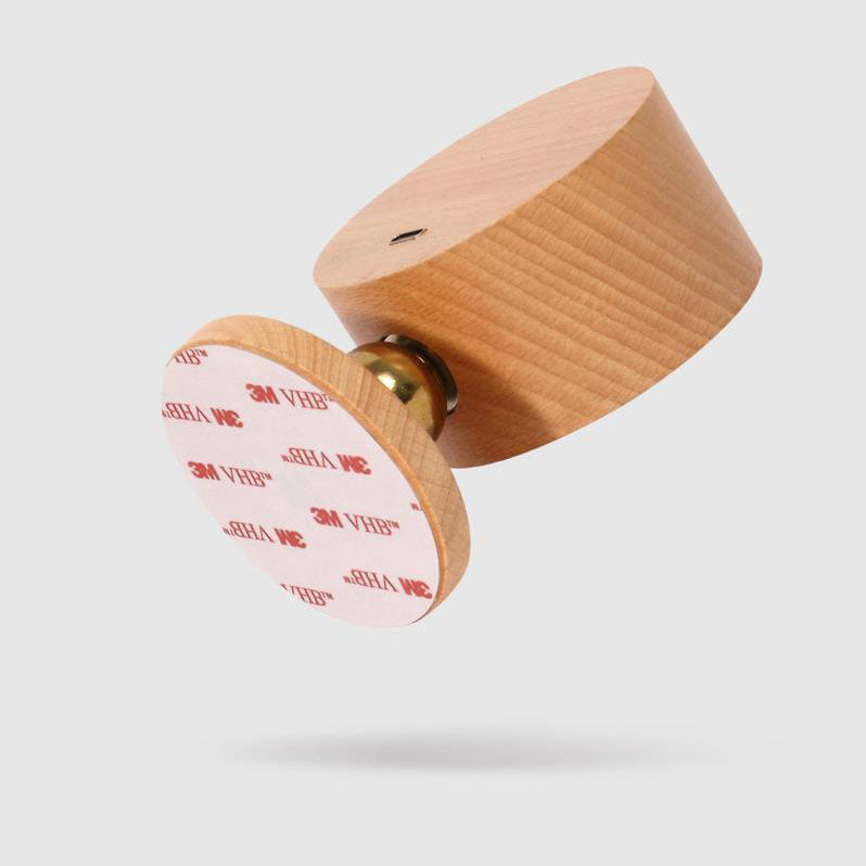 Minimalistische houten USB oplaadbare touch magnetische LED nacht wandlamp licht