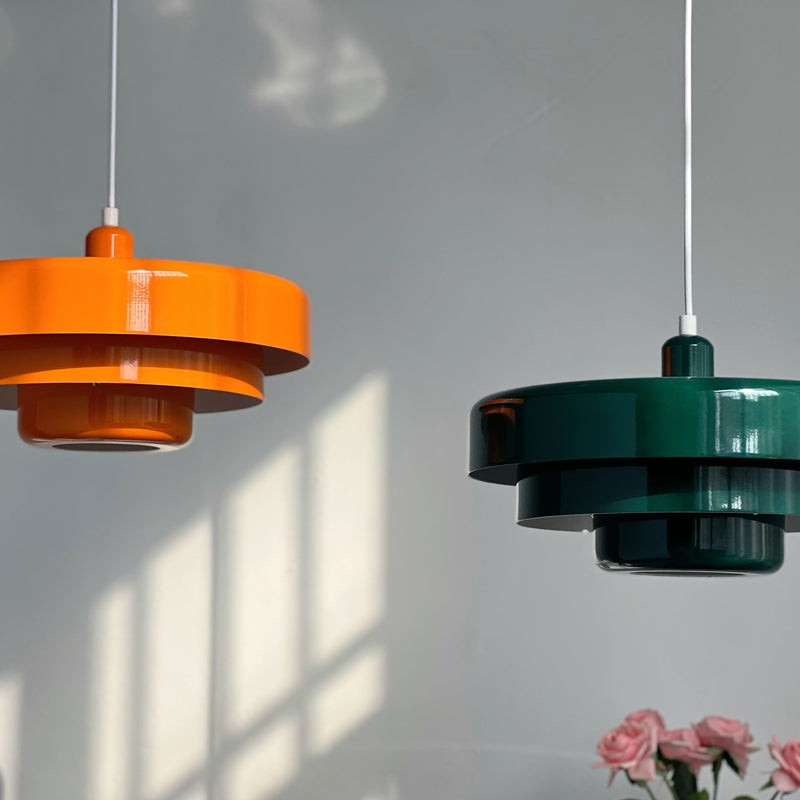 Middeleeuwse ijzeren retro enkele kop Bauhaus hanglamp