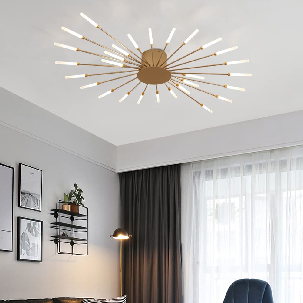 Opbouw plafondlamp Vuurwerk | Woonkamer/Slaapkamer