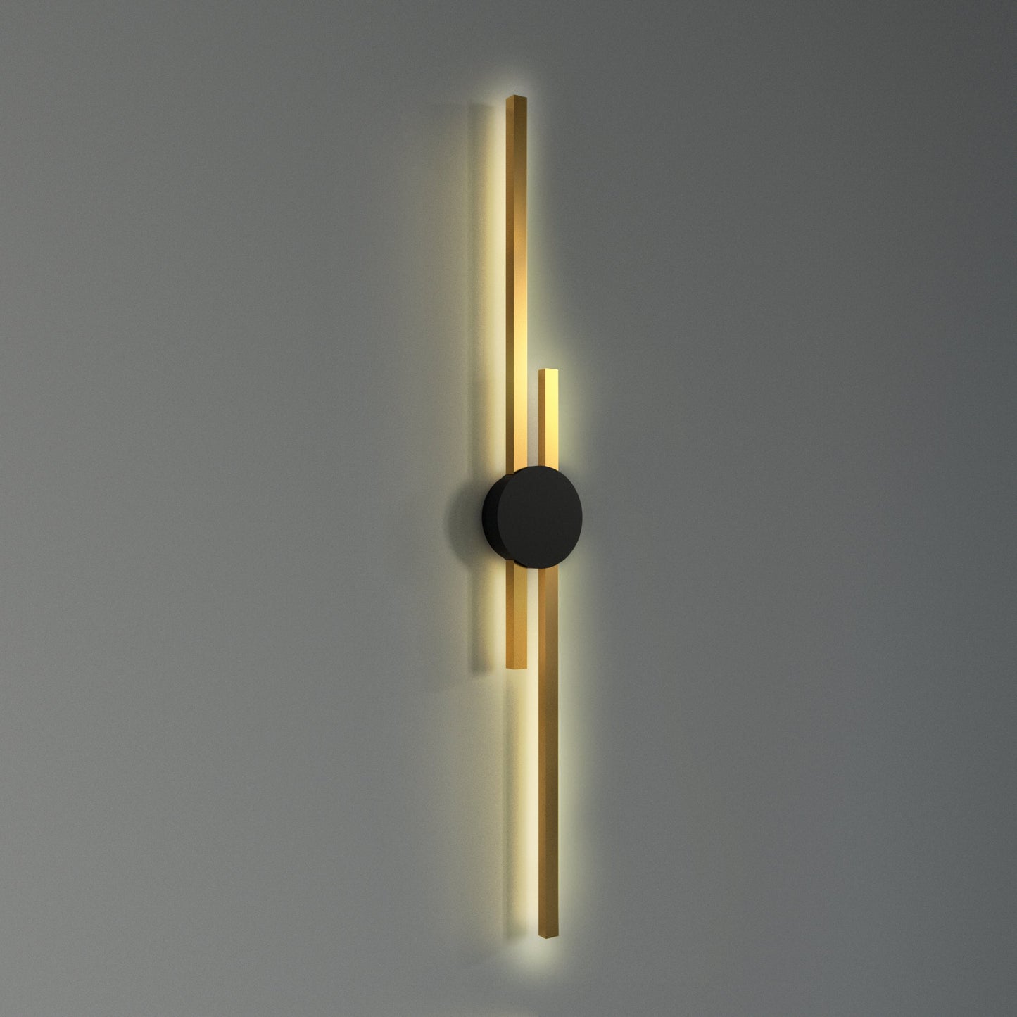 Lineaire minimalistische wandlamp