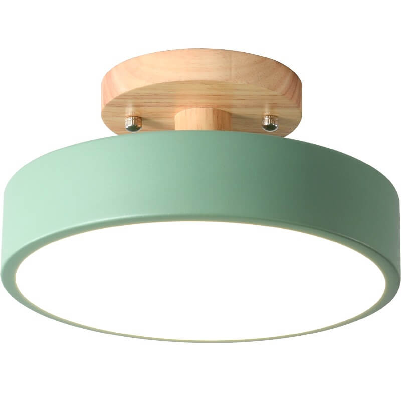 Nordic Circulaire LED Semi-Opbouw Plafondlamp