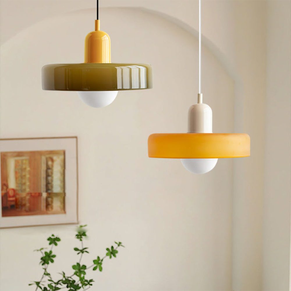 Modern kunst decor Bauhaus glazen hanglamp