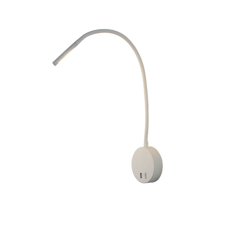Minimalistische USB-oplaadbare siliconen spotlight LED leeswandlamp