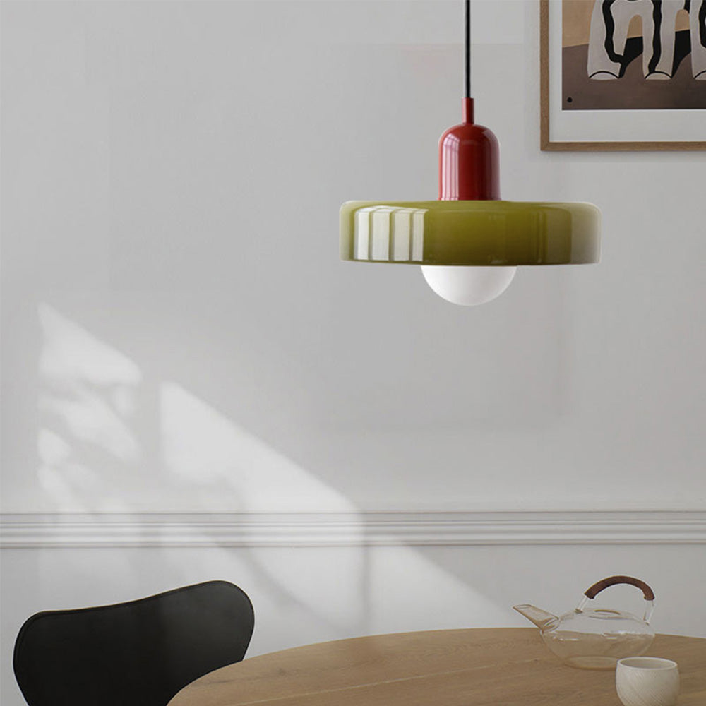 Modern kunst decor Bauhaus glazen hanglamp