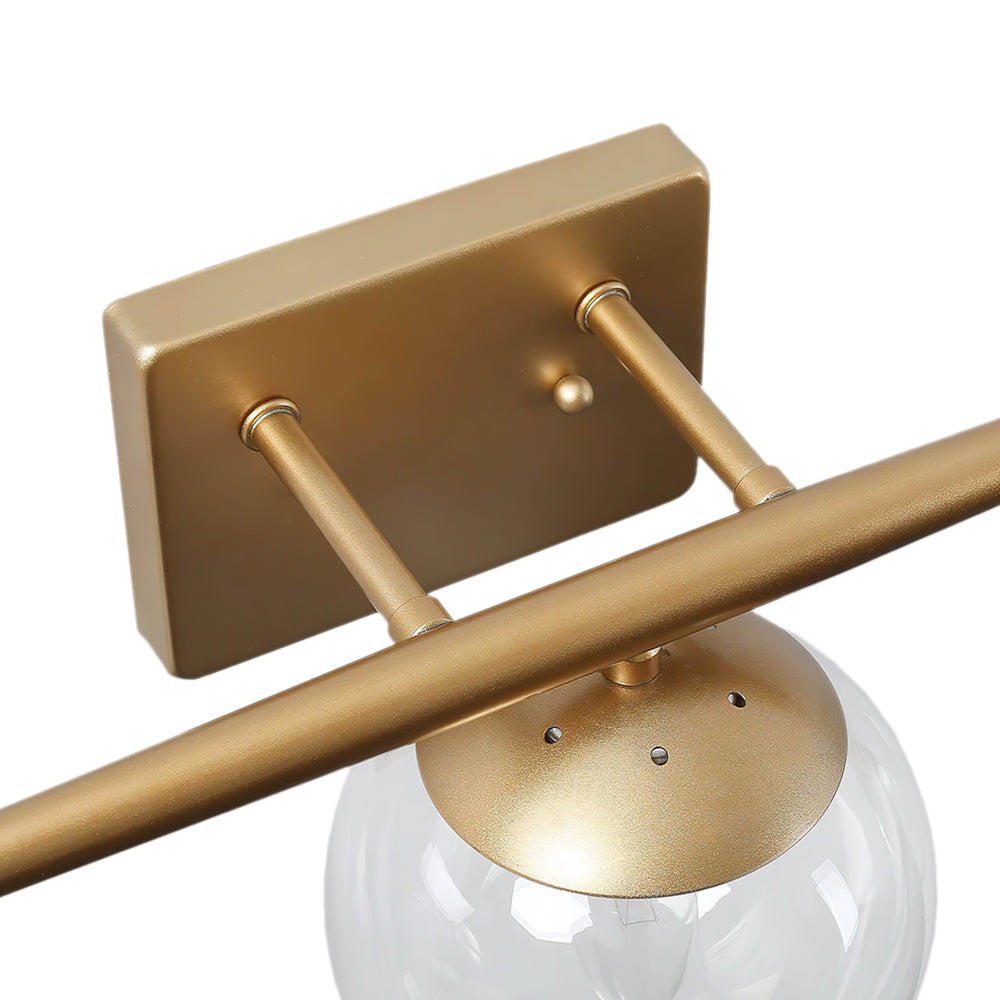 Minimalistische 3-licht gouden dimbare kaptafelverlichting