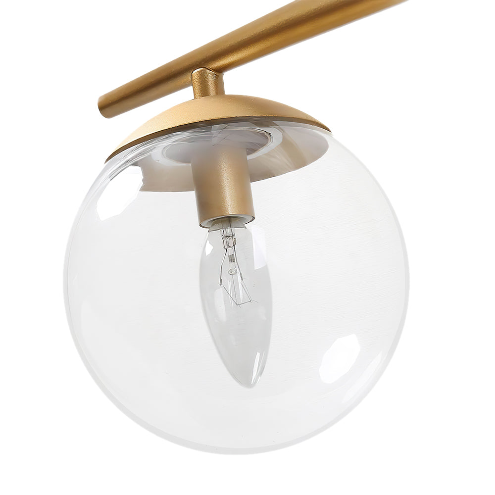 Minimalistische 3-licht gouden dimbare kaptafelverlichting