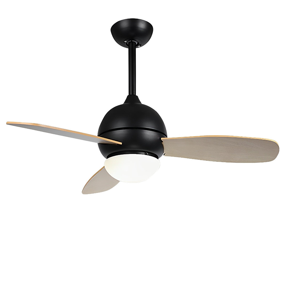 Nordic minimalistische LED plafondventilator met afstandsbediening verstelbare windsnelheid ventilator