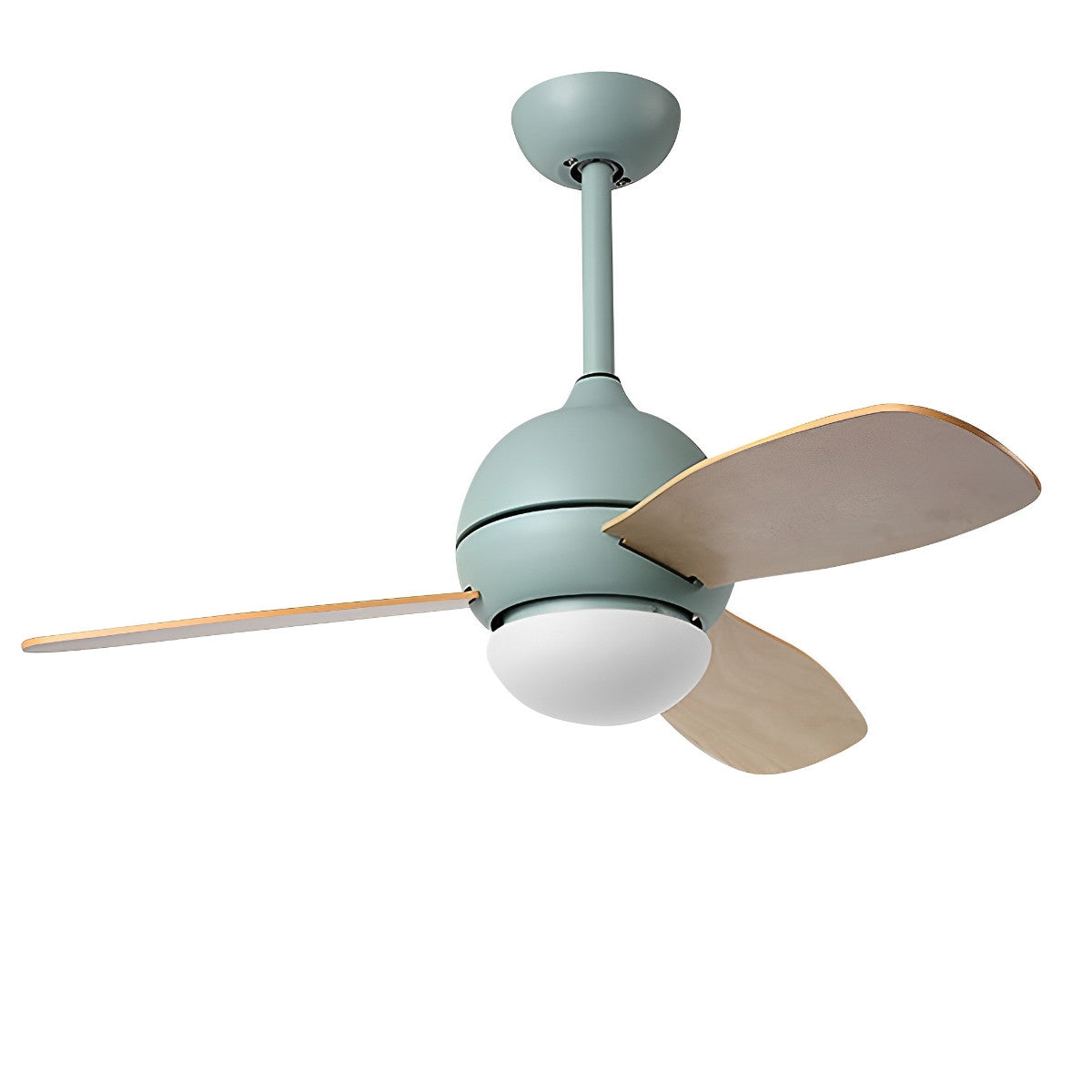 Nordic minimalistische LED plafondventilator met afstandsbediening verstelbare windsnelheid ventilator