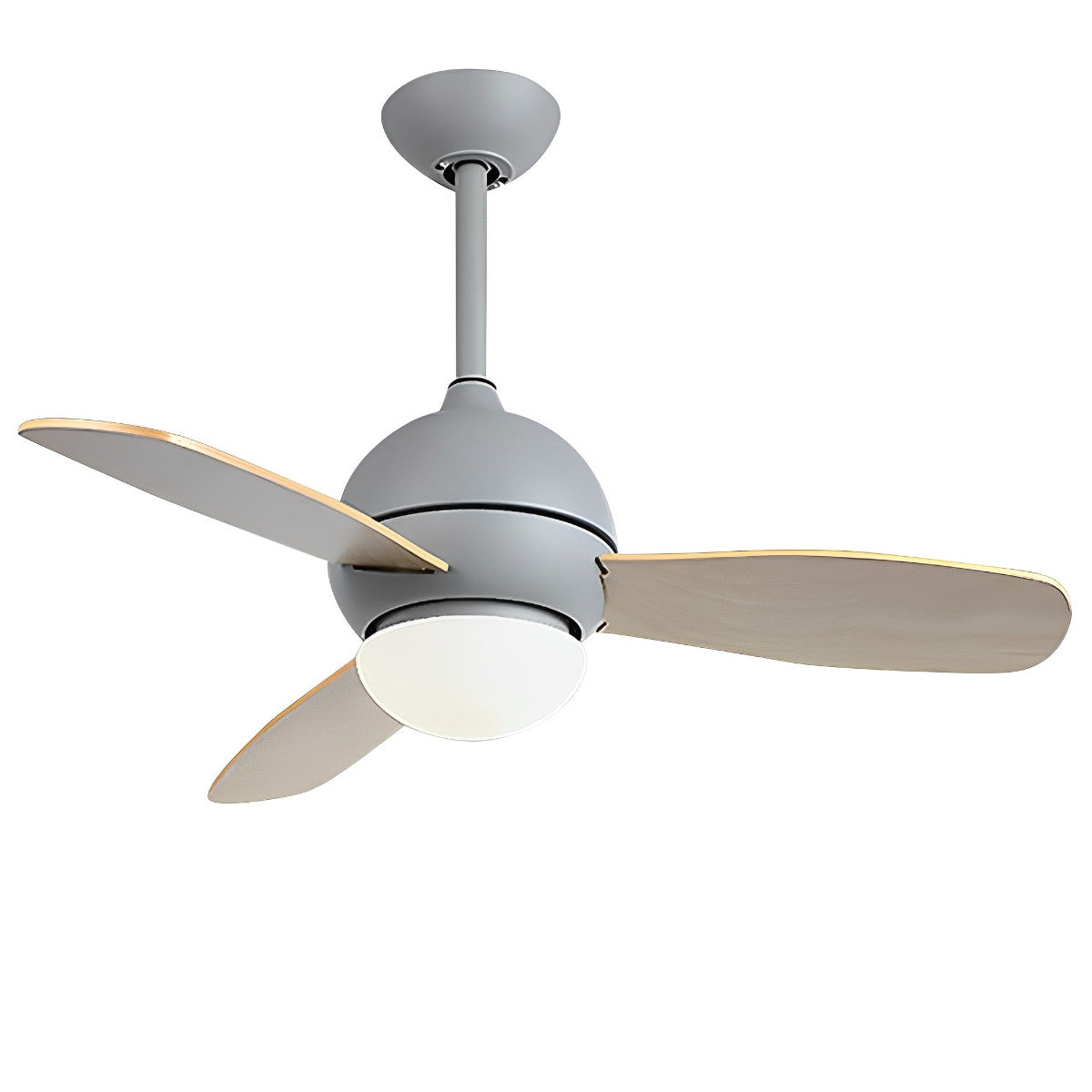 Nordic minimalistische LED plafondventilator met afstandsbediening verstelbare windsnelheid ventilator