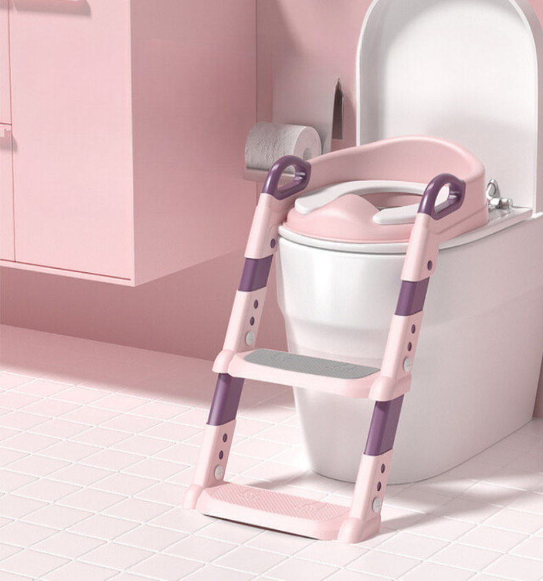 Step Throne Potty Trainer – Folding Toilet Seat for Little Ones