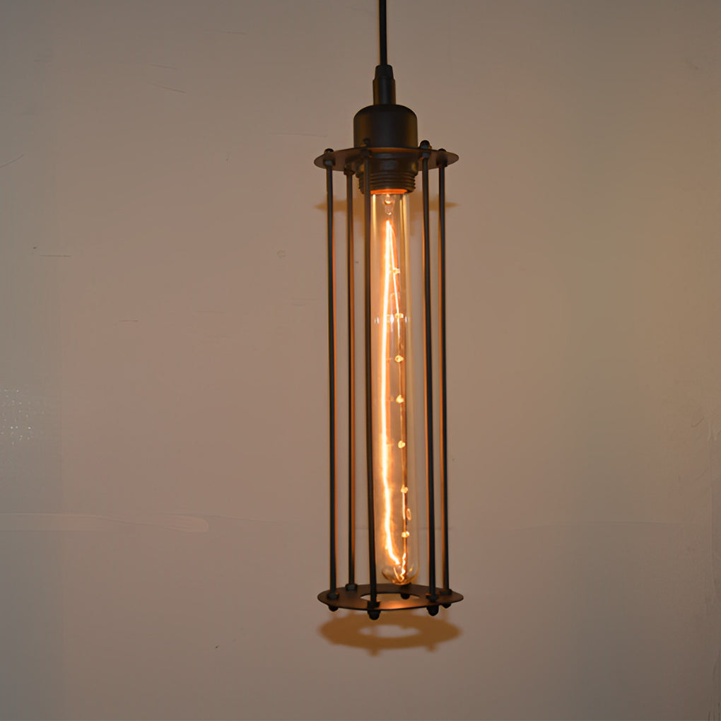 Retro LED Zwarte IJzeren Industriële Hanglamp