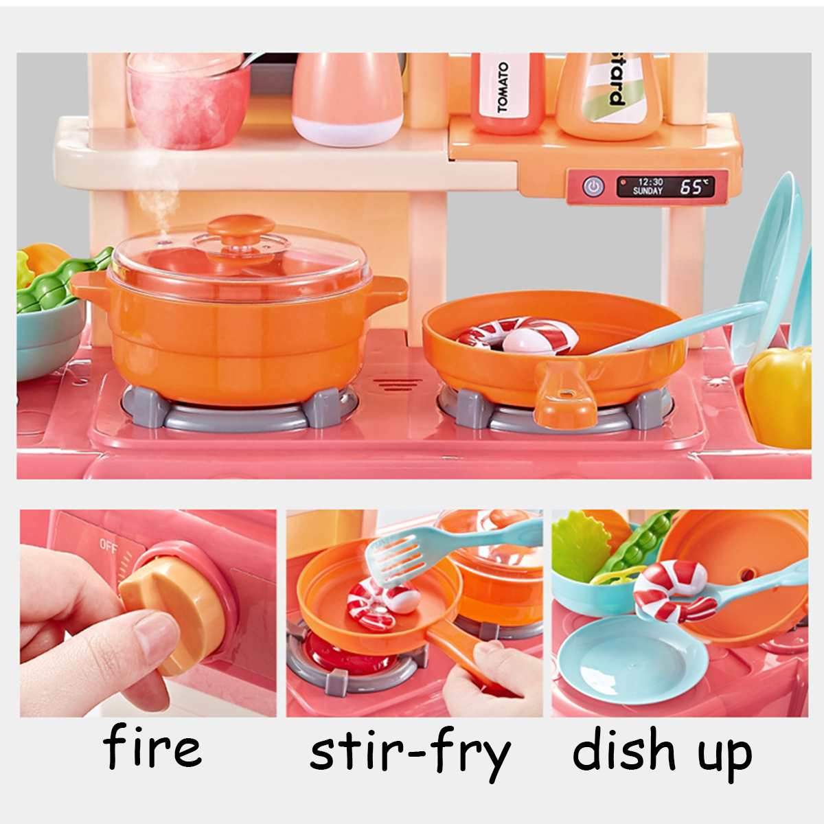 Keukenspeelgoed Set - Kinderkeuken 23 Stuks