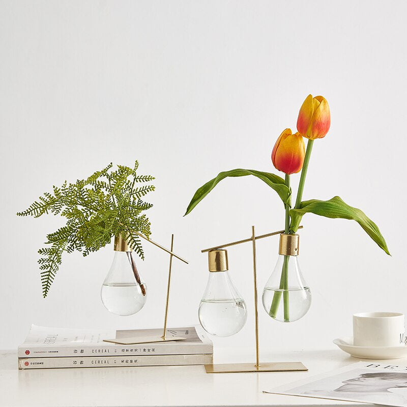 Esthetische Lampbol Plantenvaas