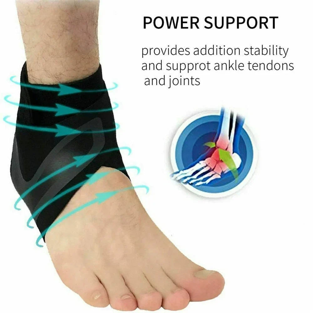 Plantair Enkel X Wrap Brace Ondersteuning Compressie Mouw