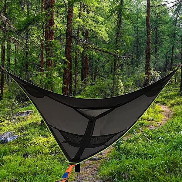 Multi Persoon Draagbare Hangmat 3 Punt Lucht Camping buiten Driehoek Hangmat Achtertuin