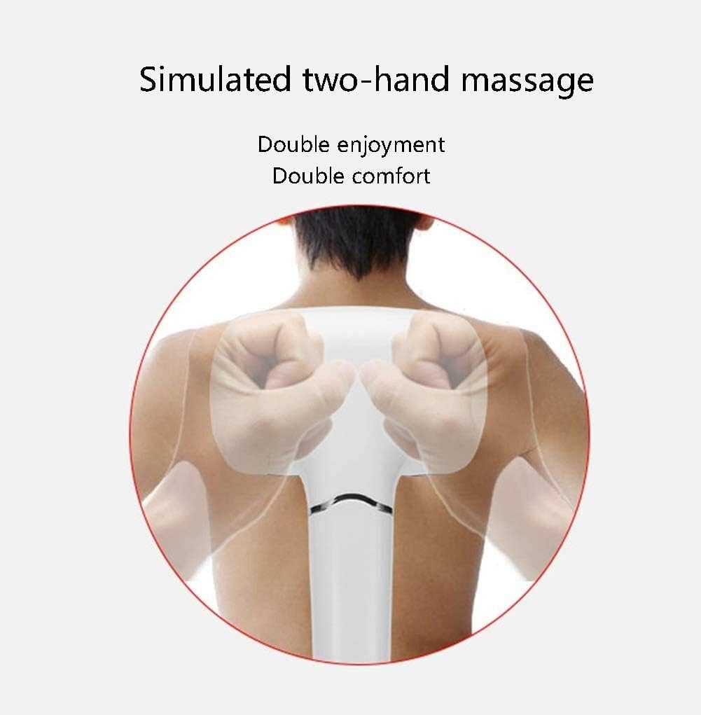 Dubbele kop handbediende diepe weefsel massager