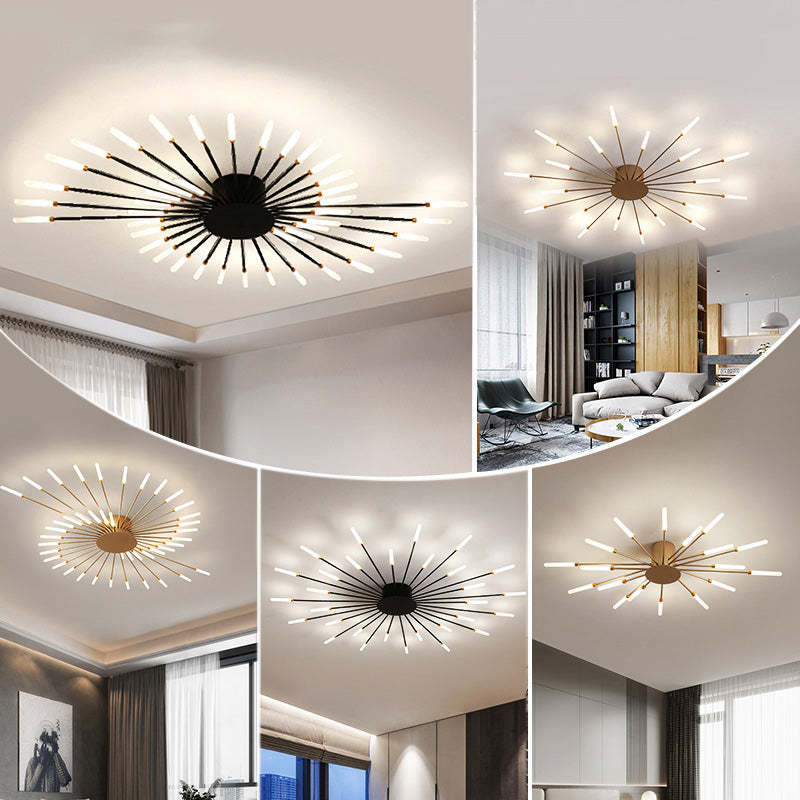 Opbouw plafondlamp Vuurwerk | Woonkamer/Slaapkamer