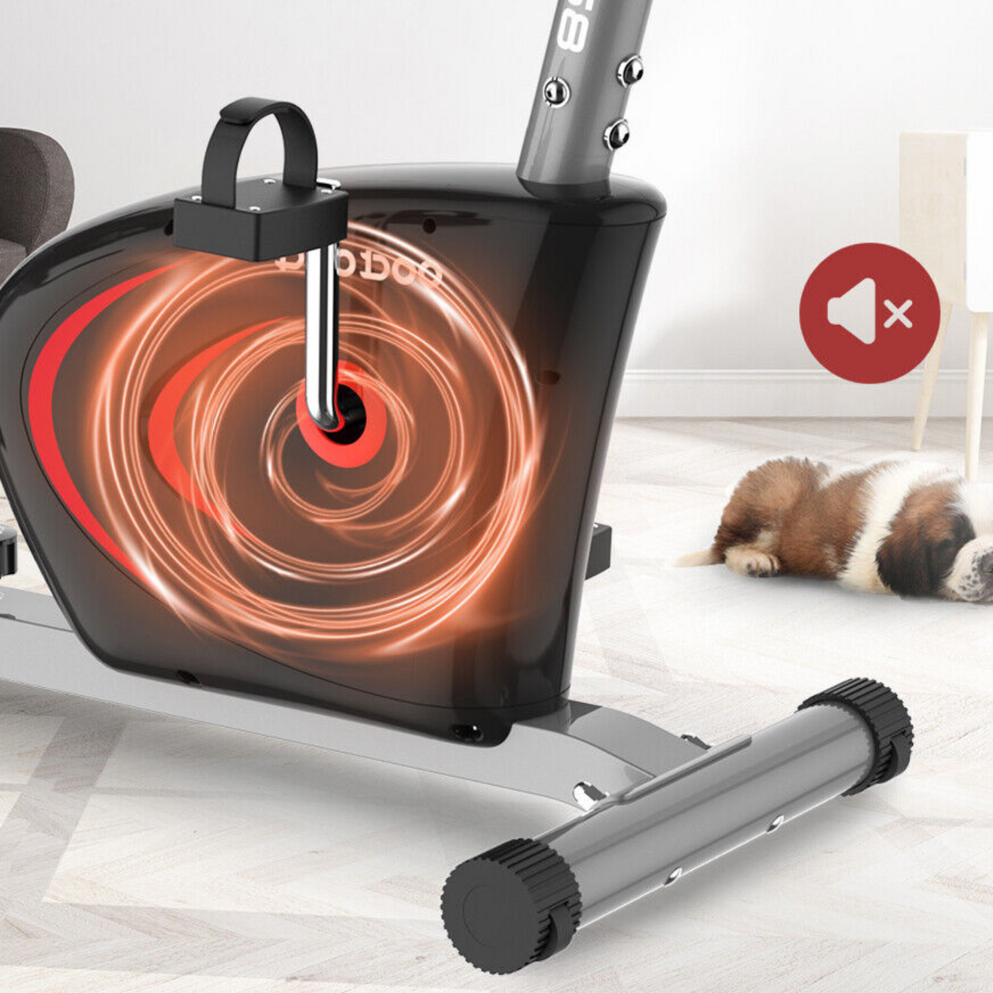 Exklusives Indoor Elektrisches Heim-Fitnessstudio Stationäres Liegerad Fitnessfahrrad