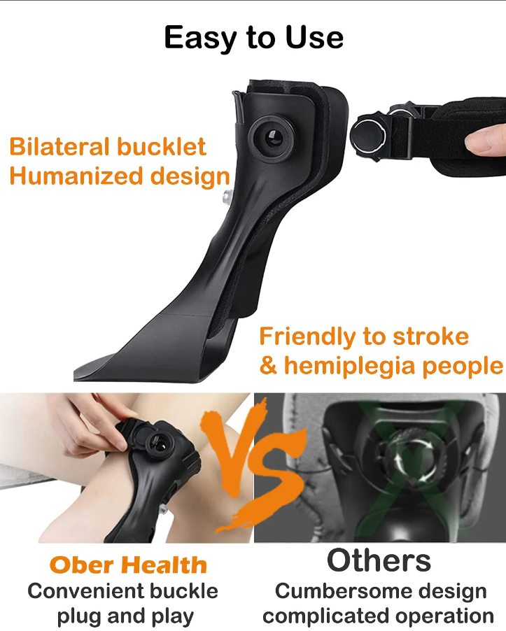 Drop Foot Brace Afo Spalk, Enkel Voet Orthese Ondersteuning