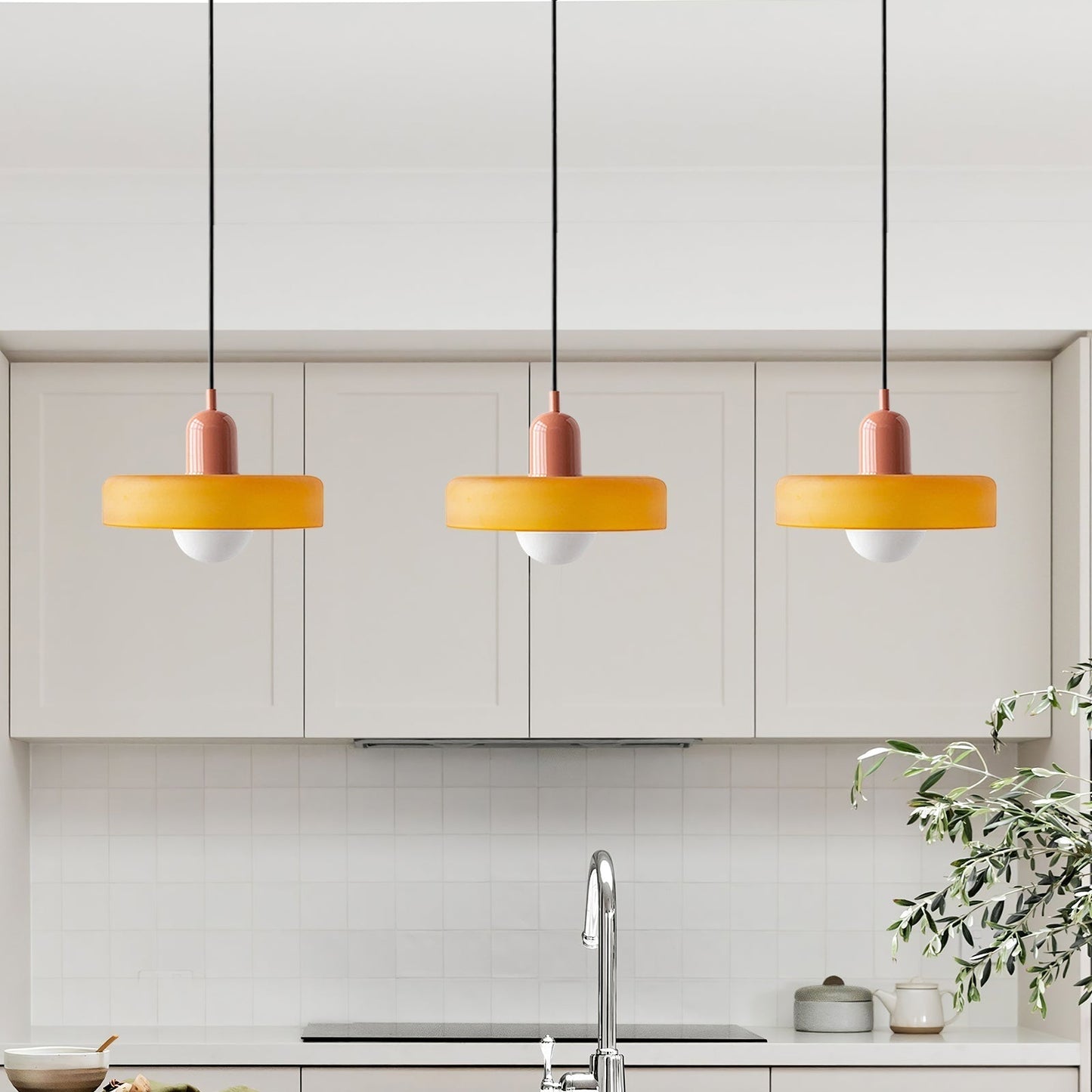 Modern kunst decor Bauhaus glazen hanglamp