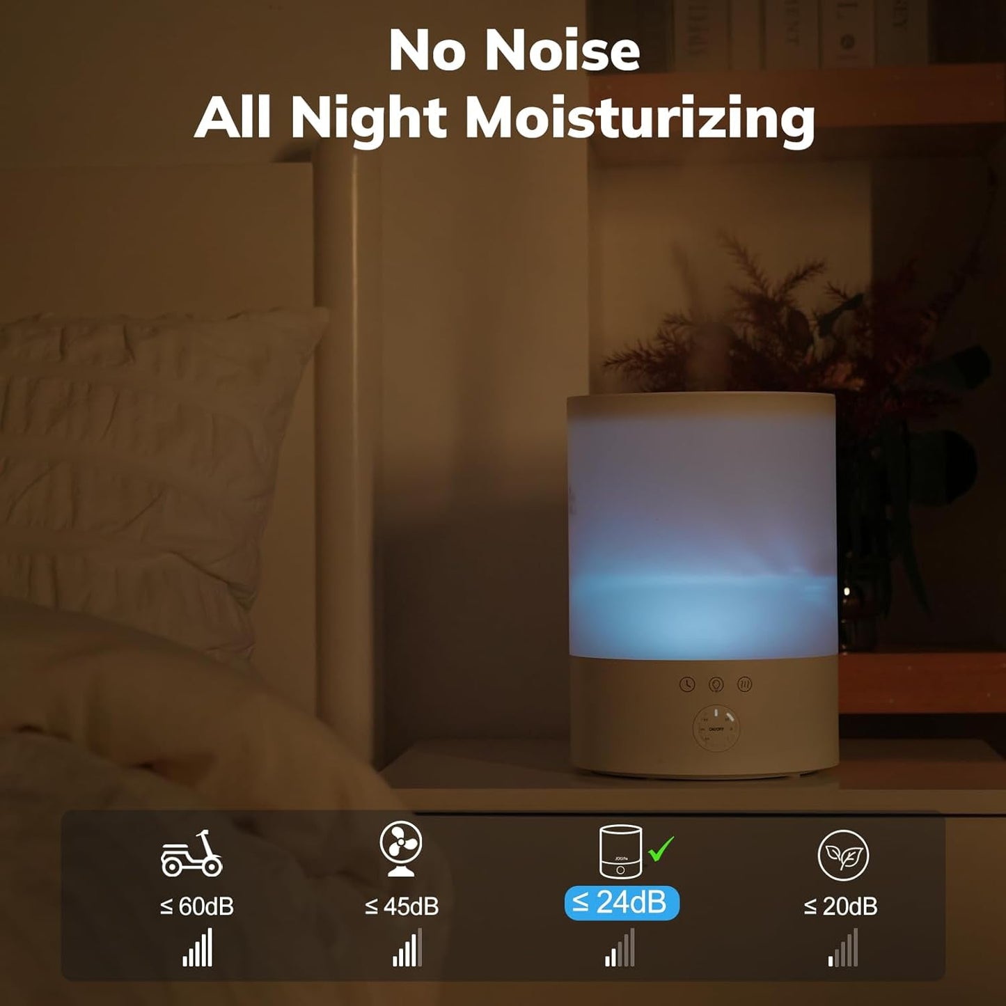Pure Enrichment ultrasone koele nevel luchtbevochtiger voor grote kamer