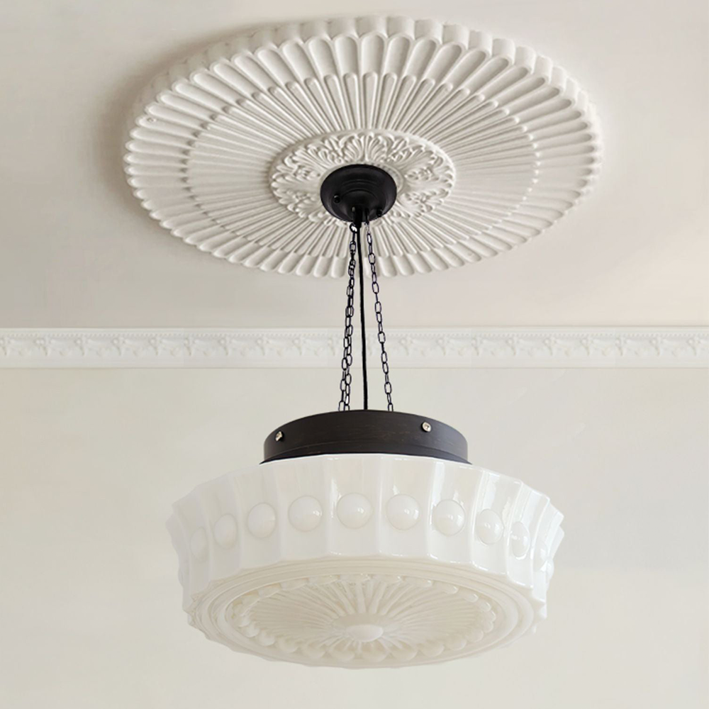 Artistieke vintage koepelplafondlamp