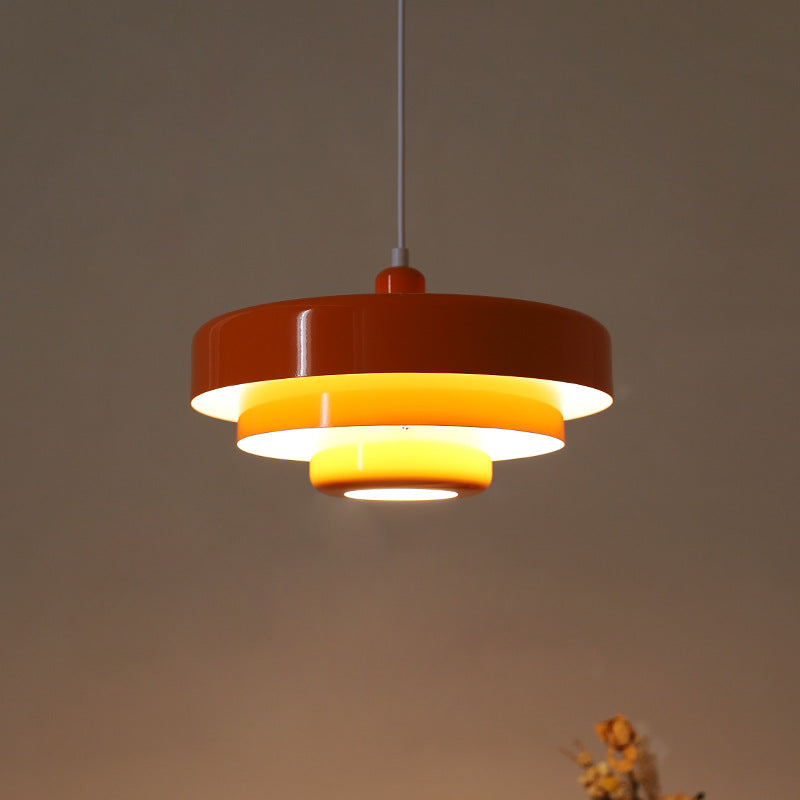 Middeleeuwse ijzeren retro enkele kop Bauhaus hanglamp