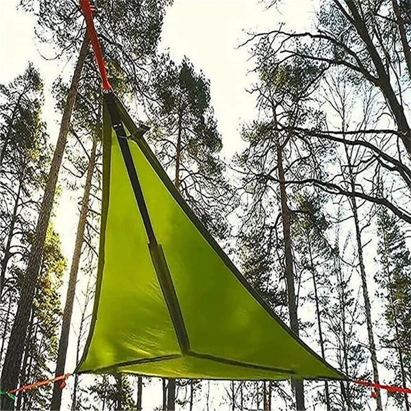 Multi Persoon Draagbare Hangmat 3 Punt Lucht Camping buiten Driehoek Hangmat Achtertuin